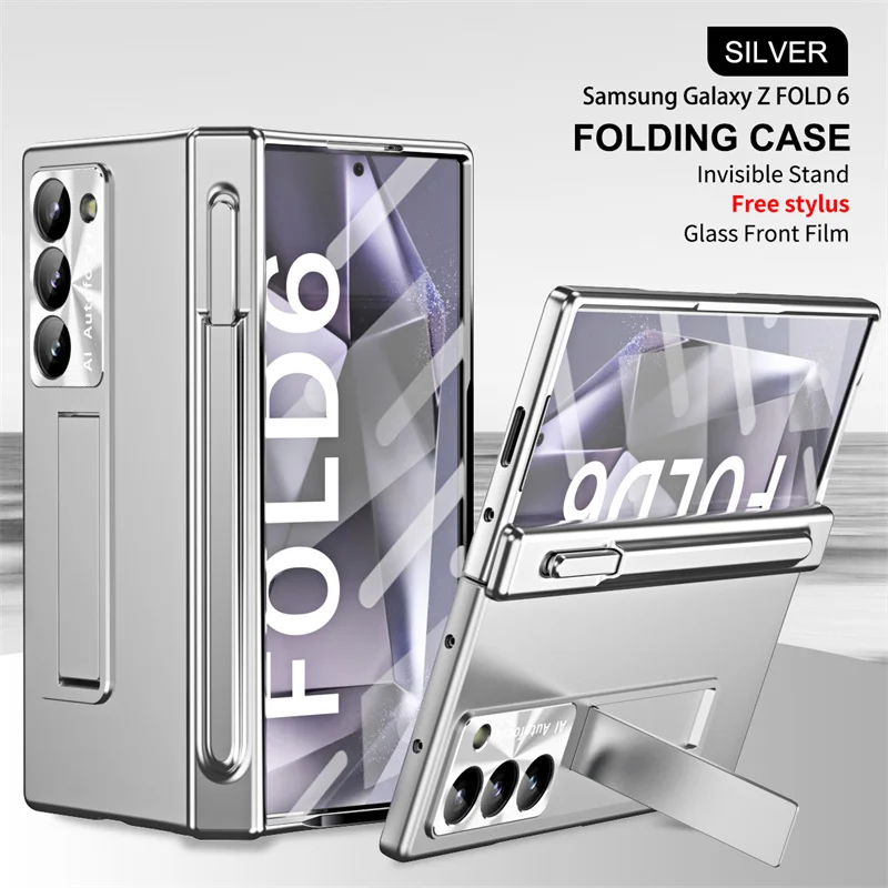 360° Protective Case for Samsung Galaxy Z Fold 6/5/4/3 with Screen Protector & Stylus - onlinemegasale.com