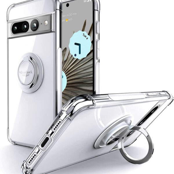 Ring Holder Shockproof Phone Case For Google Pixel 7 Pro