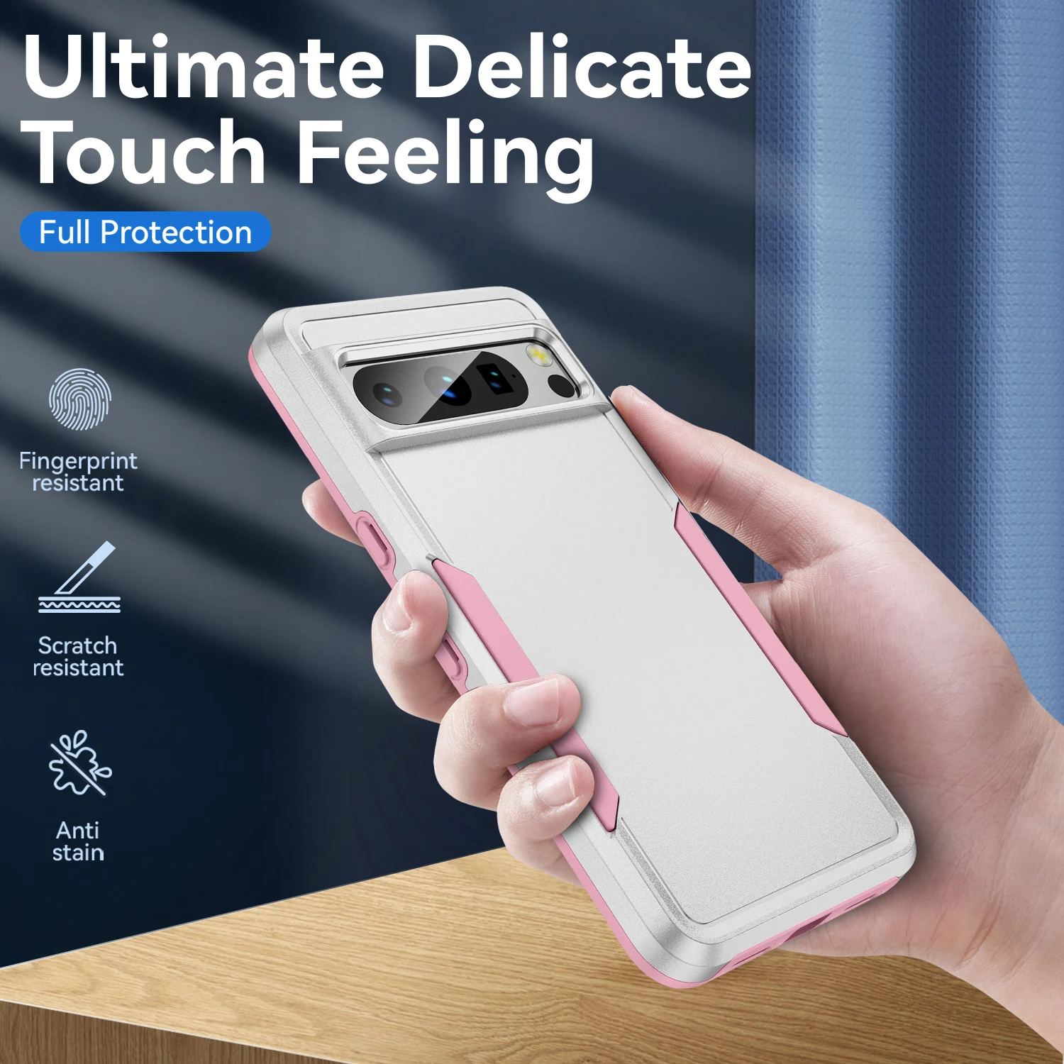 Anti-Finger print Matte Case for Google Pixel 8 Series - onlinemegasale.com