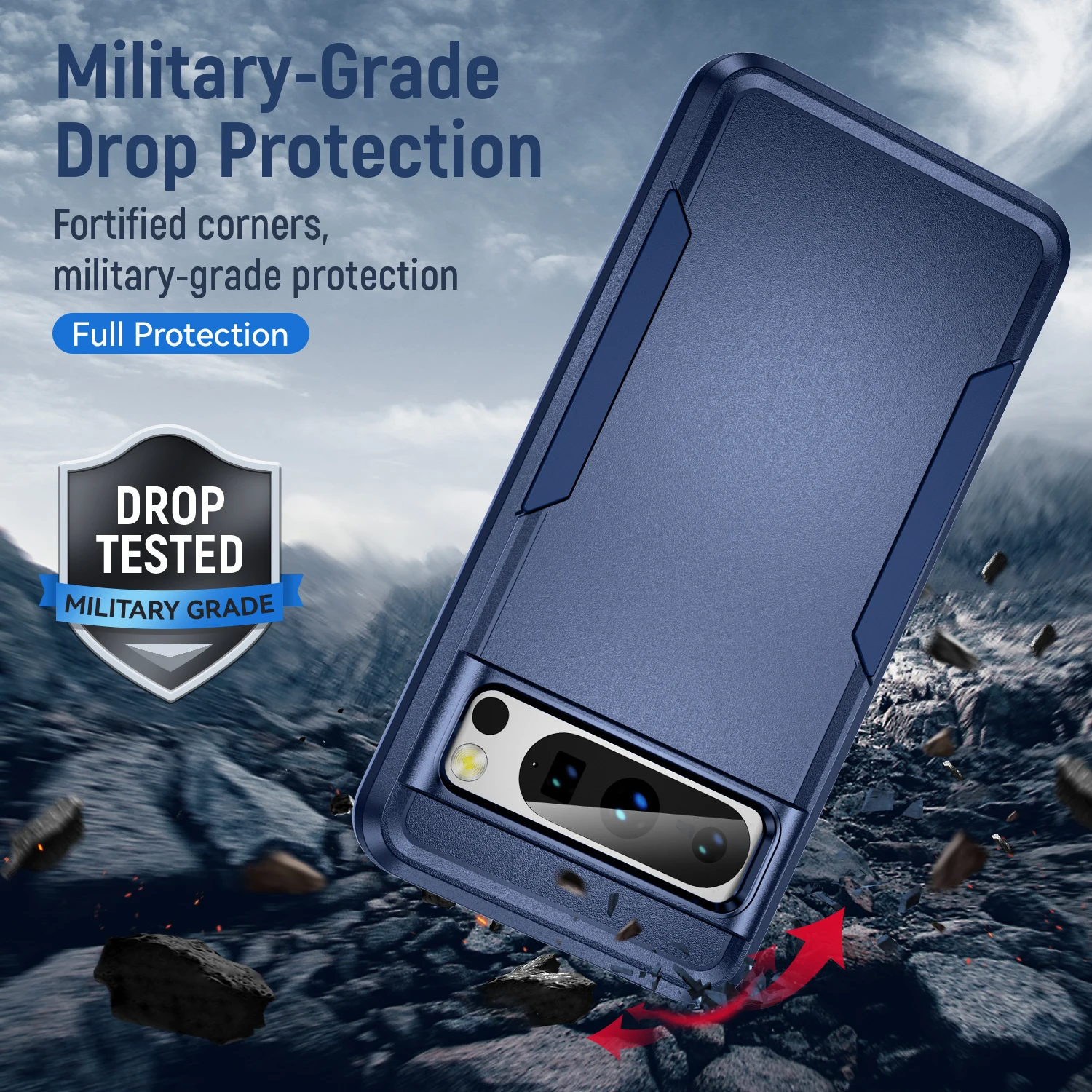 Anti-Finger print Matte Case for Google Pixel 8 Series - onlinemegasale.com