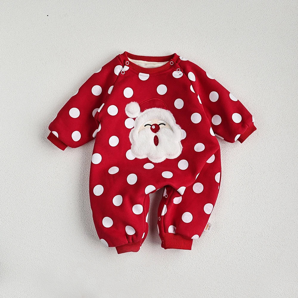 Scb4d79801acd4614a5fee3261b7db7f7O Polka Dot Baby Santa Romper – Perfect for Holiday Cheer! - onlinemegasale.com
