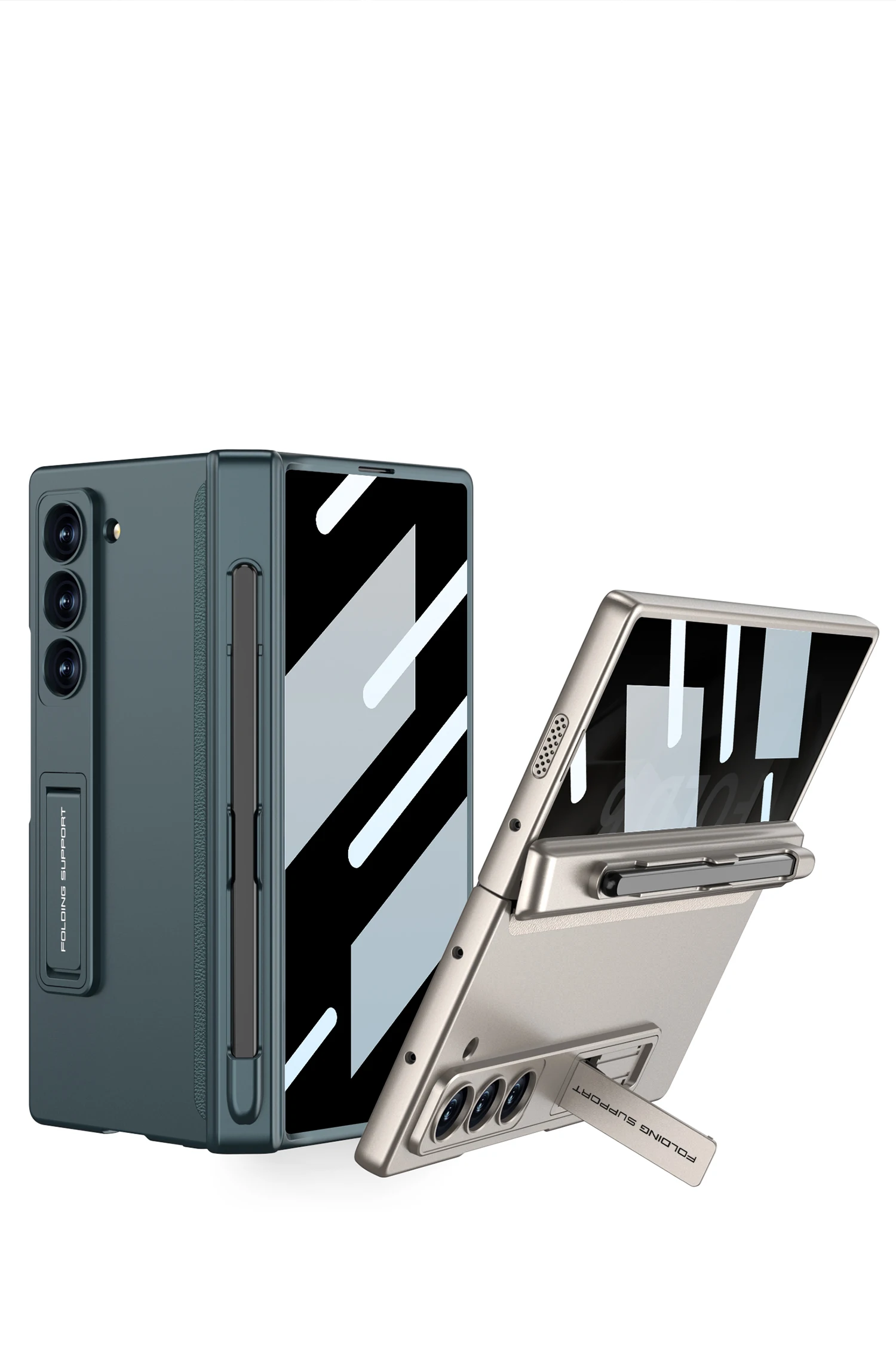 Shockproof Case with Pen Holder & Privacy Screen Protection For Galaxy Z Fold 6 - onlinemegasale.com
