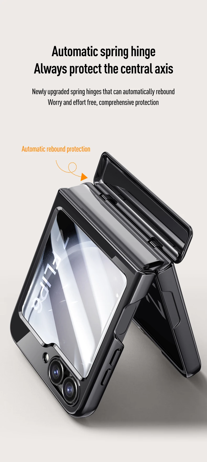 Transparent Electroplated Case for Samsung Galaxy Z Flip 6 - onlinemegasale.com Transparent Electroplated Case for Samsung Galaxy Z Flip 6 - onlinemegasale.com