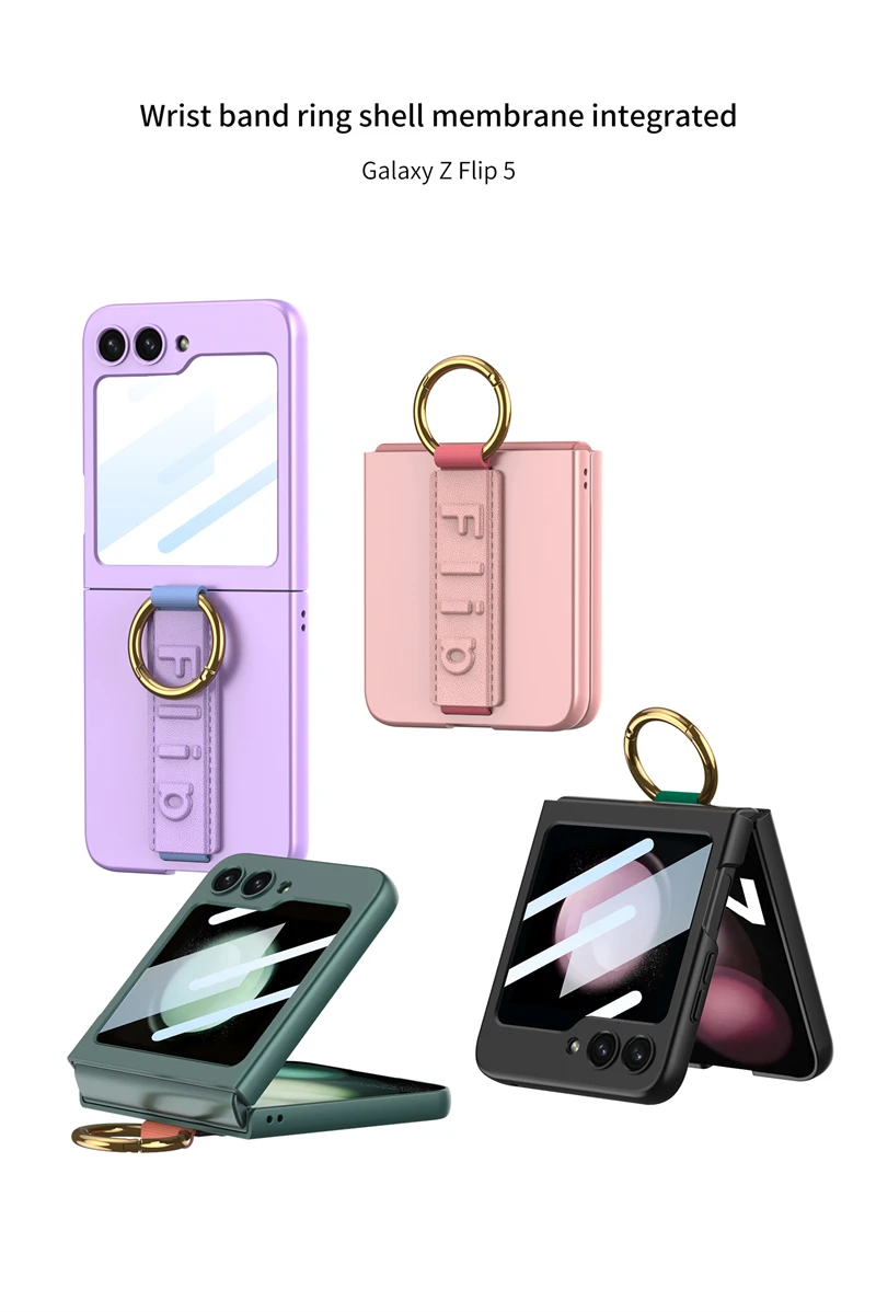 Shockproof Case with Wristband For Samsung Galaxy Z Flip 5 - onlinemegasale.com Shockproof Case with Wristband For Samsung Galaxy Z Flip 5 - onlinemegasale.com