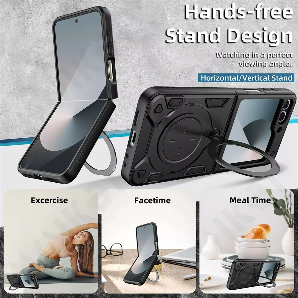 Shockproof Magnetic Case For Samsung Galaxy Z Flip 6 - onlinemegasale.com Shockproof Magnetic Case For Samsung Galaxy Z Flip 6 - onlinemegasale.com