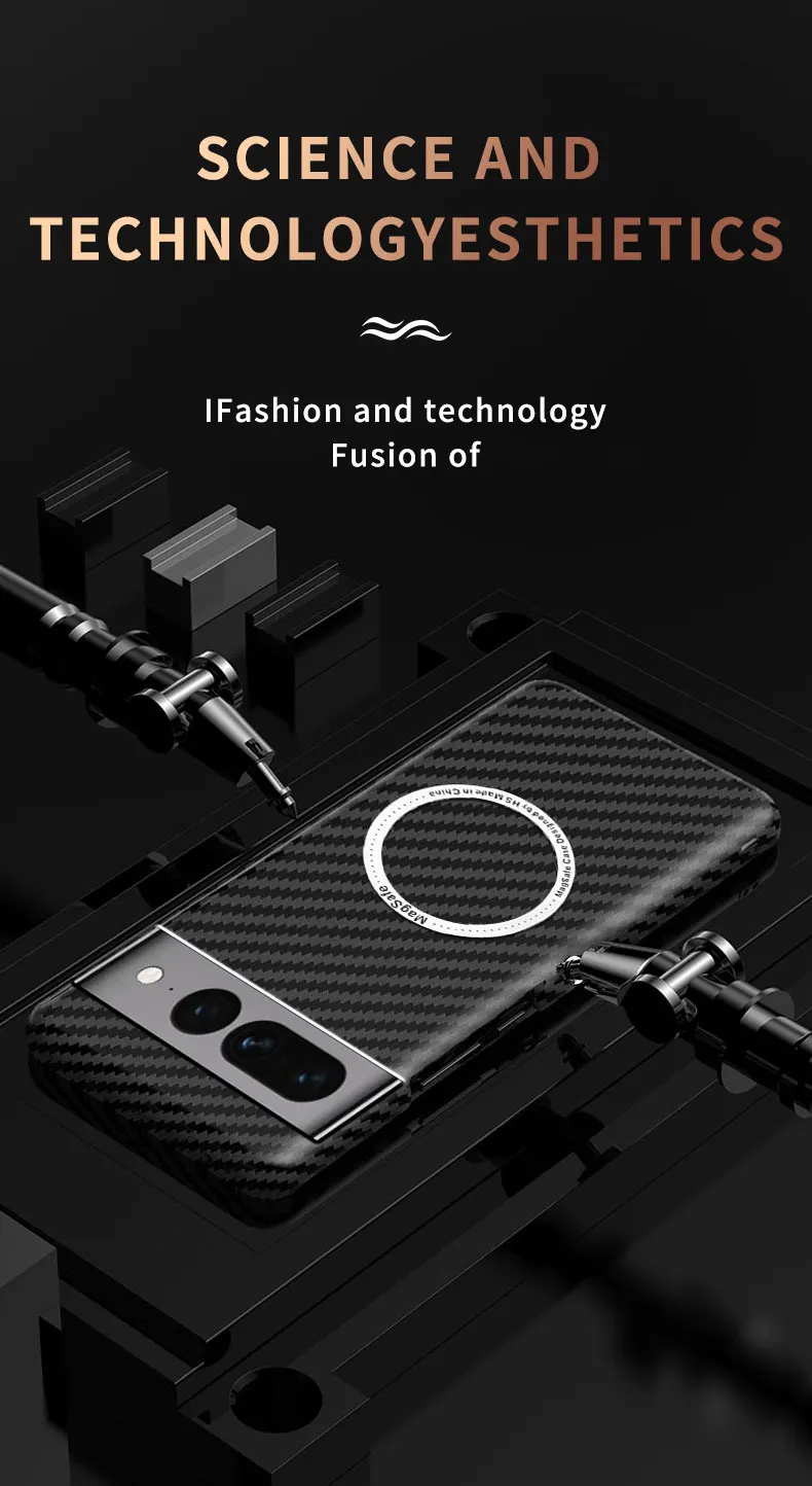 Luxury Carbon Fiber Phone Case For Pixel 7 Pro - onlinemegasale.com