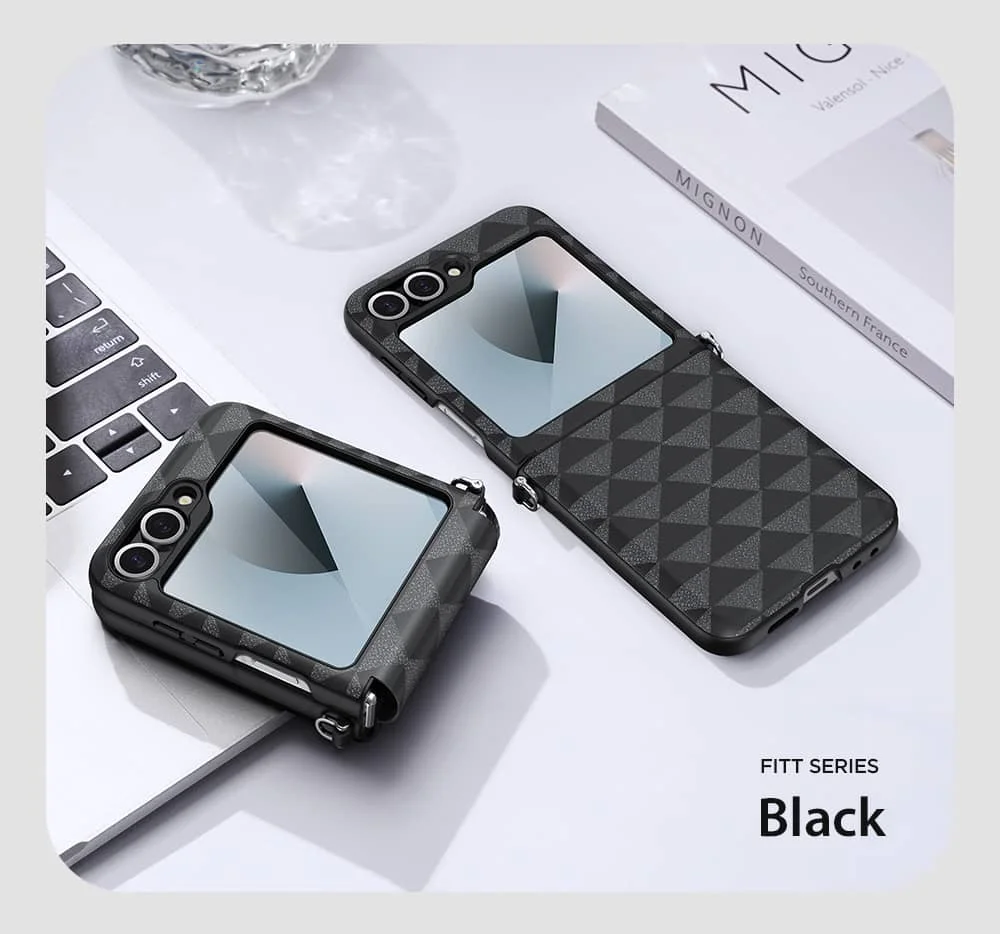 Leather Case with Hinge Protection for Z Flip 6 - onlinemegasale.com