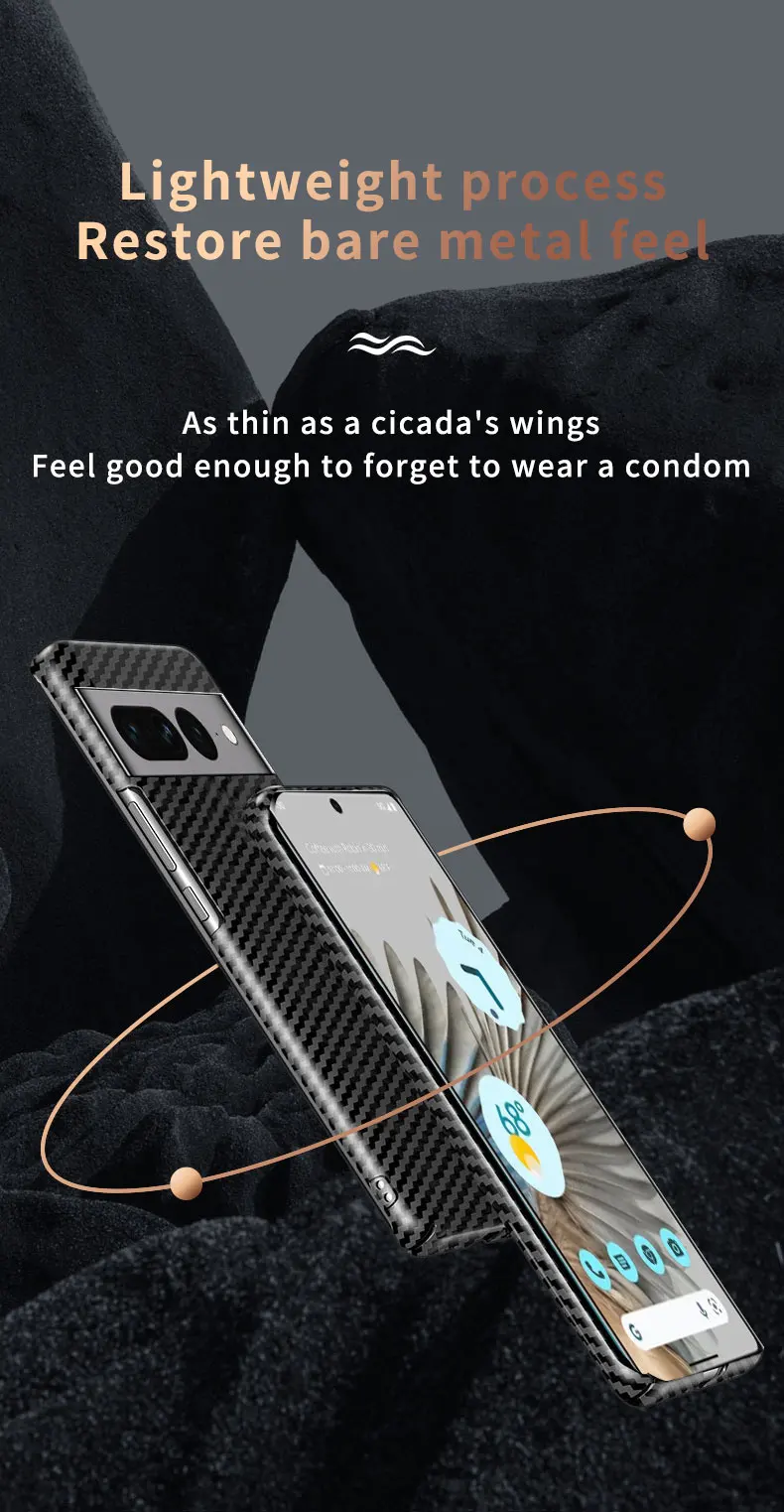 Luxury Carbon Fiber Phone Case For Pixel 7 Pro - onlinemegasale.com