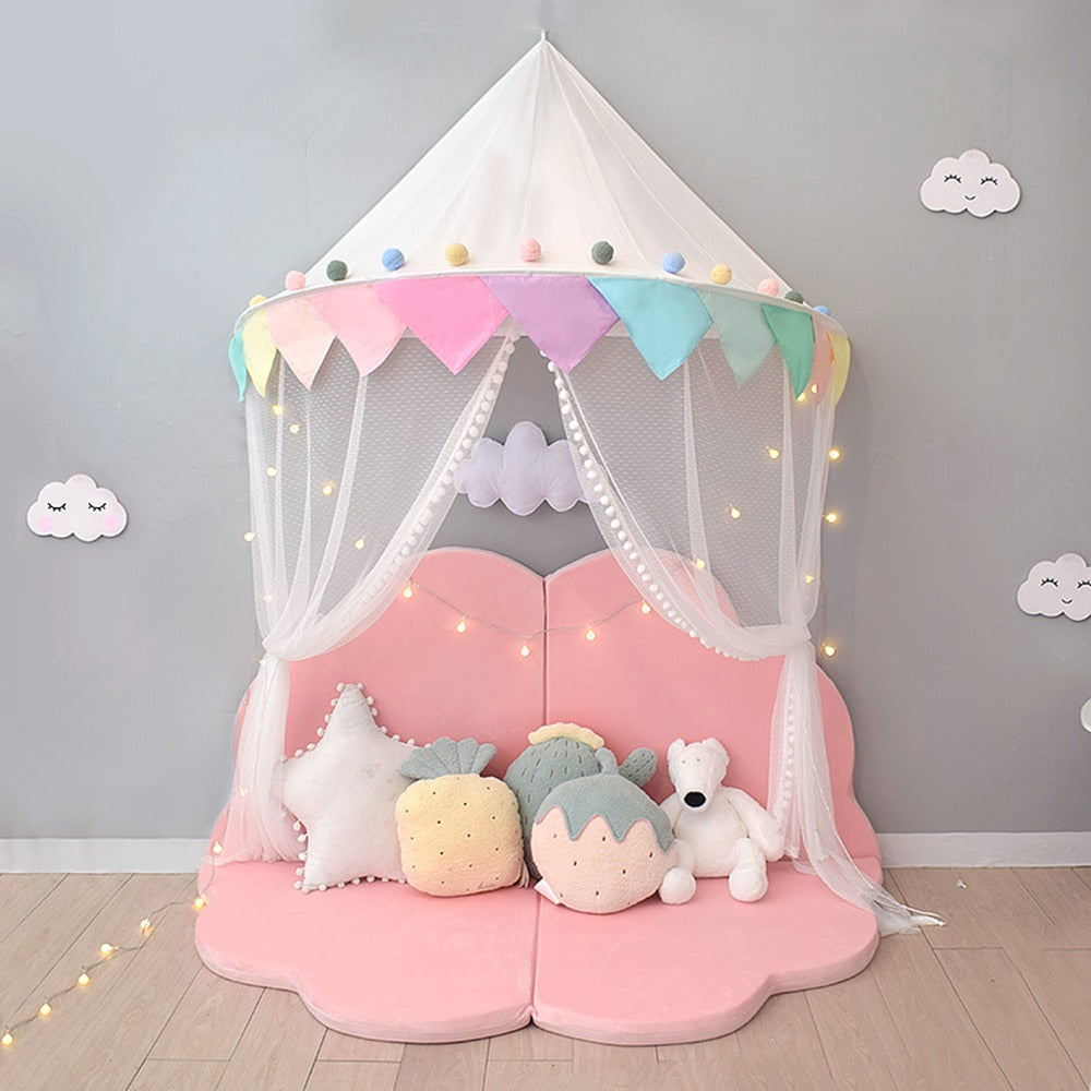 Sdf1e40ce9acb49e6b003888503addb70N Princess Castle Canopy - onlinemegasale.com