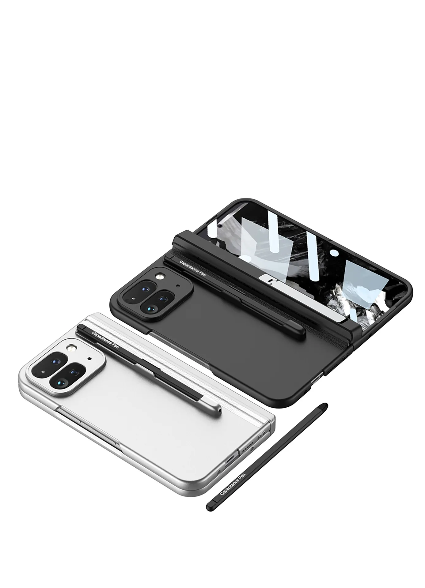 Full Protection Case with Pen Holder for Google Pixel 9 Pro Fold - onlinemegasale.com