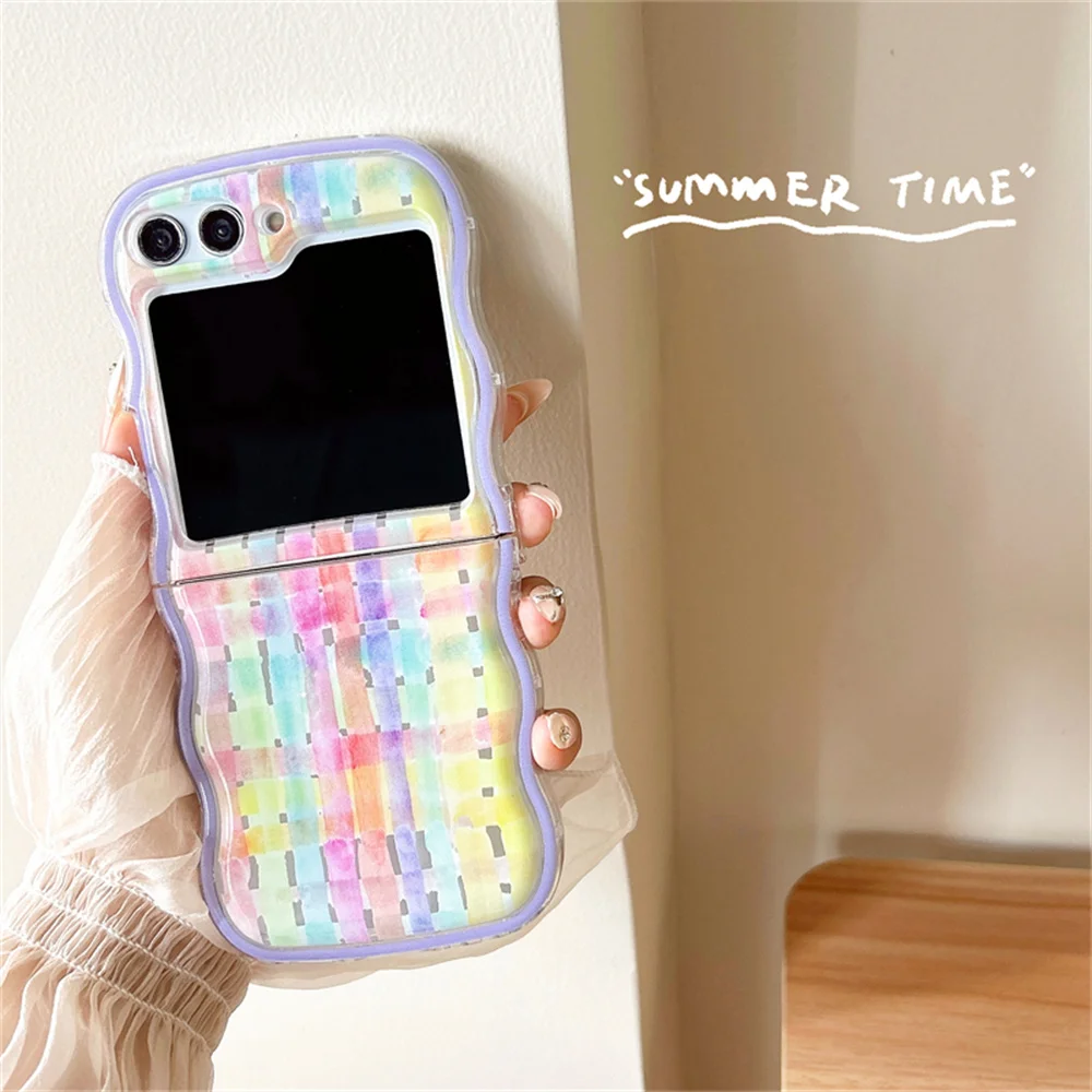 Colorful Flower Case for Samsung Galaxy Z Flip Series - onlinemegasale.com