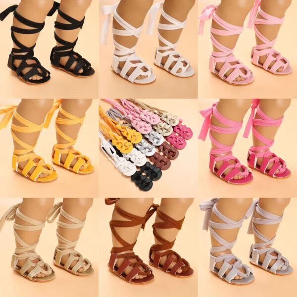 Baby Girl Cross Strap Rubber Sandal 0-18 Month