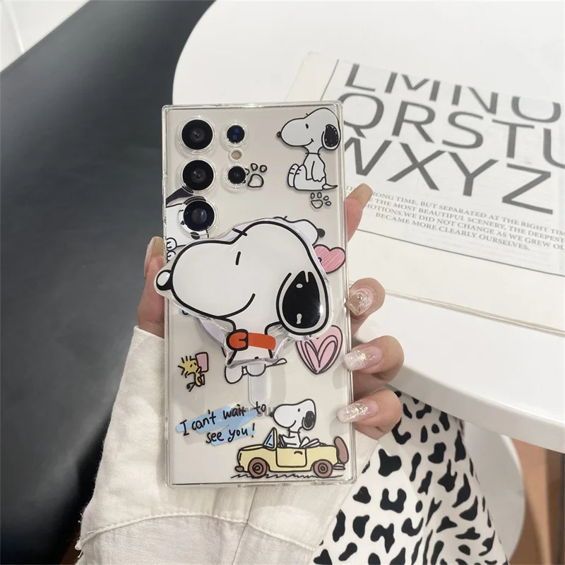 Cute Snoopy Charlie Brown Peanuts Case For Samsung Galaxy S Series - onlinemegasale.com