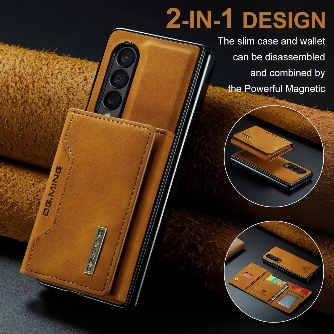 2 in 1 Detachable Leather Wallet Case For Samsung Galaxy Z Fold 4 - onlinemegasale.com 2 in 1 Detachable Leather Wallet Case For Samsung Galaxy Z Fold 4 - onlinemegasale.com