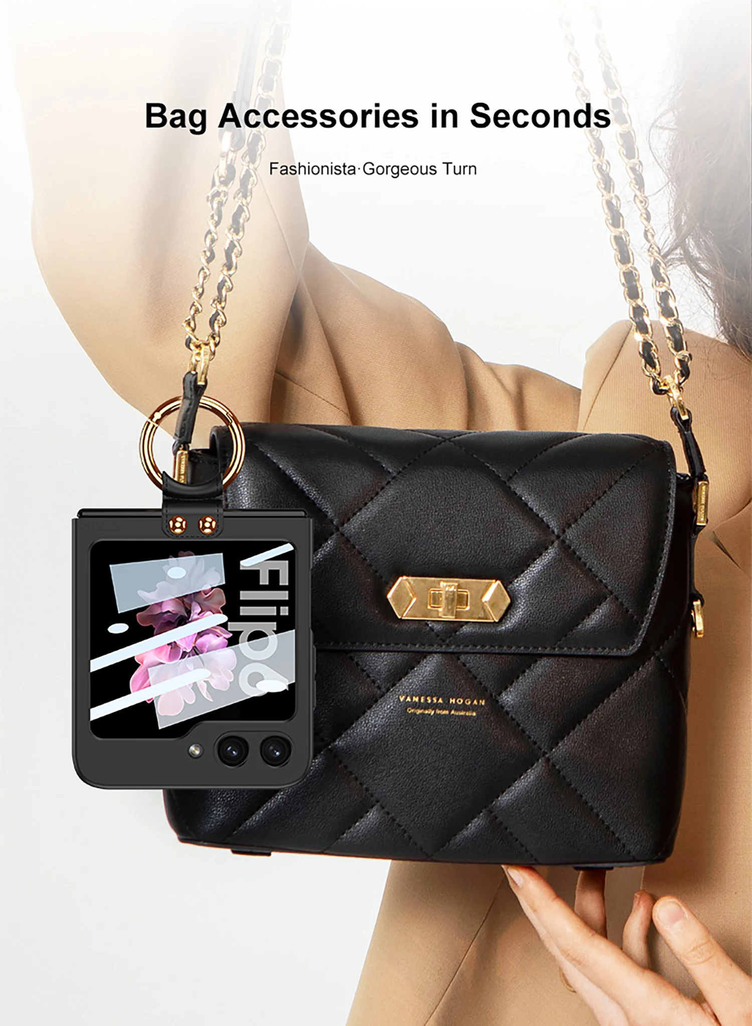 Ultra Thin Case with Ring Holder for Samsung Galaxy Z Flip 6 - onlinemegasale.com