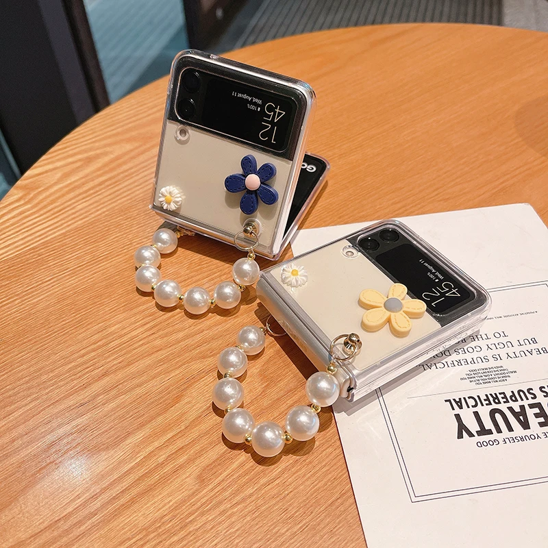 Luxury Bling Rhinestone Phone Case For Samsung Galaxy Z Flip 3 5G - onlinemegasale.com