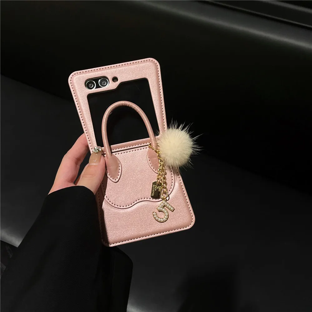 Fashion Handbag Leather Case For Samsung Galaxy Z Series - onlinemegasale.com