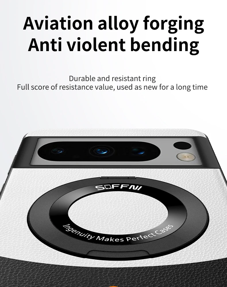 Magsafe Case with Ring For Google Pixel 8 Series - onlinemegasale.com