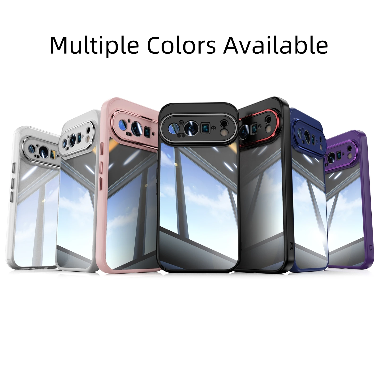 Shockproof Clear Case For Google Pixel 9 Series - onlinemegasale.com