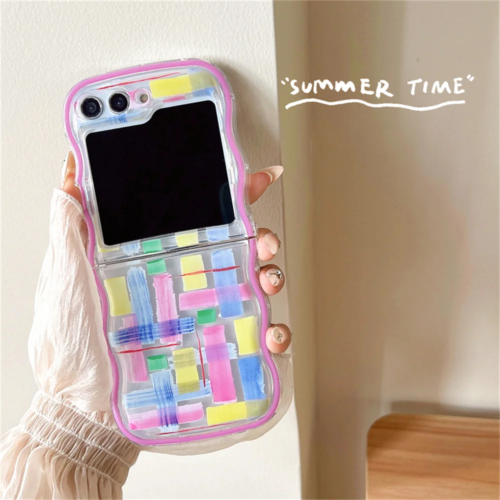 Colorful Flower Case for Samsung Galaxy Z Flip Series - onlinemegasale.com