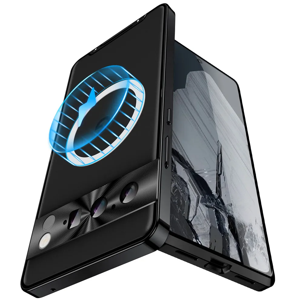 Magnetic Aluminum Magsafe Case with Camera Protection For Google Pixel Series - onlinemegasale.com Magnetic Aluminum Magsafe Case with Camera Protection For Google Pixel Series - onlinemegasale.com