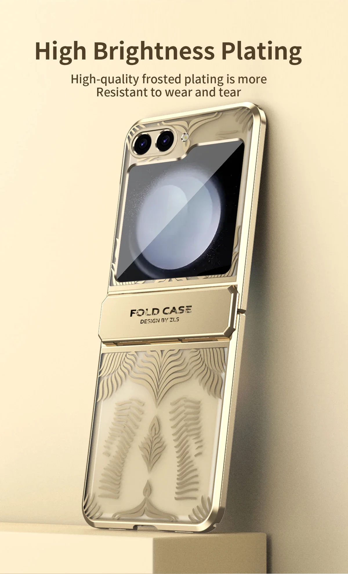 Shockproof Transparent Case with Hinge Protection For Galaxy Z Flip - onlinemegasale.com