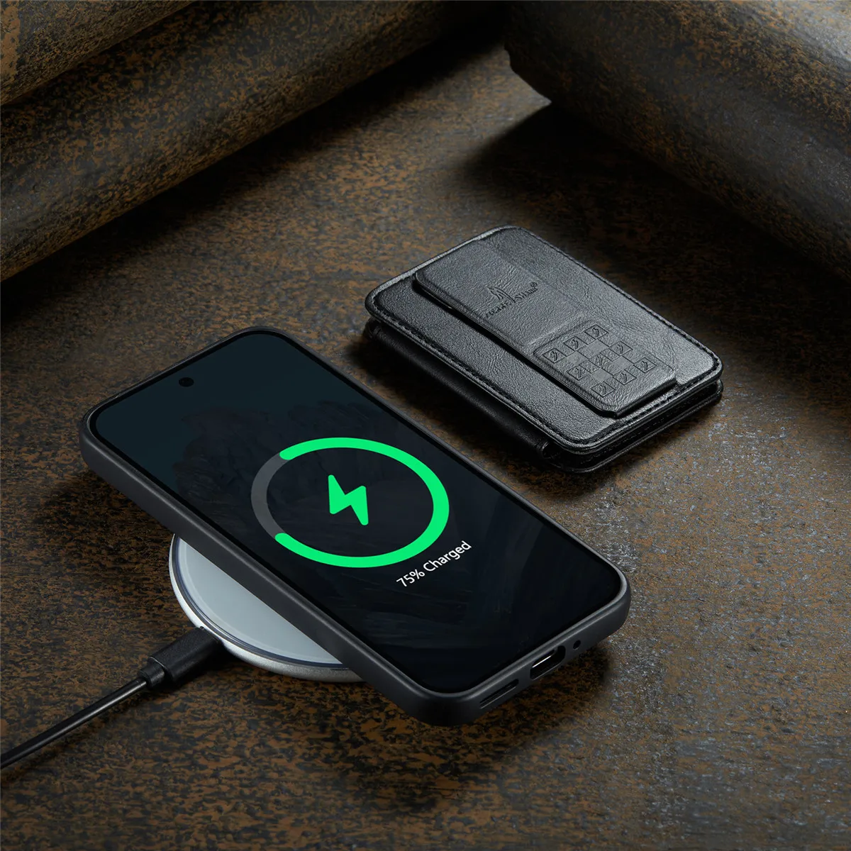 Leather Case with Detachable Magnetic Wallet For Google Pixel Series - onlinemegasale.com