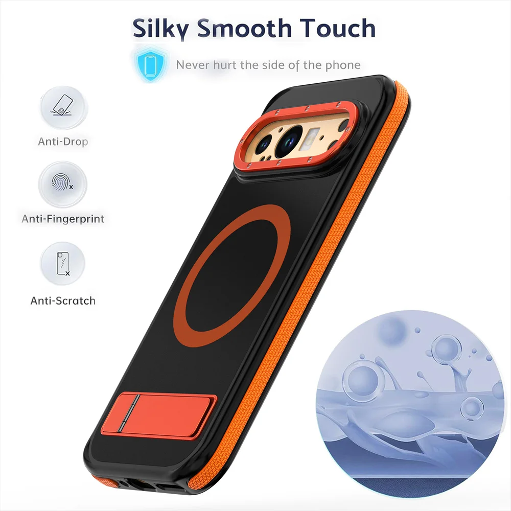 Shockproof Case with Folding Stand For Google Pixel 9 Series - onlinemegasale.com