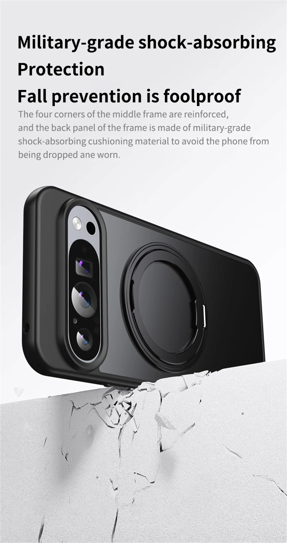 Shockproof Case with Magnetic Rotating Stand For Google Pixel 9 Series - onlinemegasale.com Shockproof Case with Magnetic Rotating Stand For Google Pixel 9 Series - onlinemegasale.com