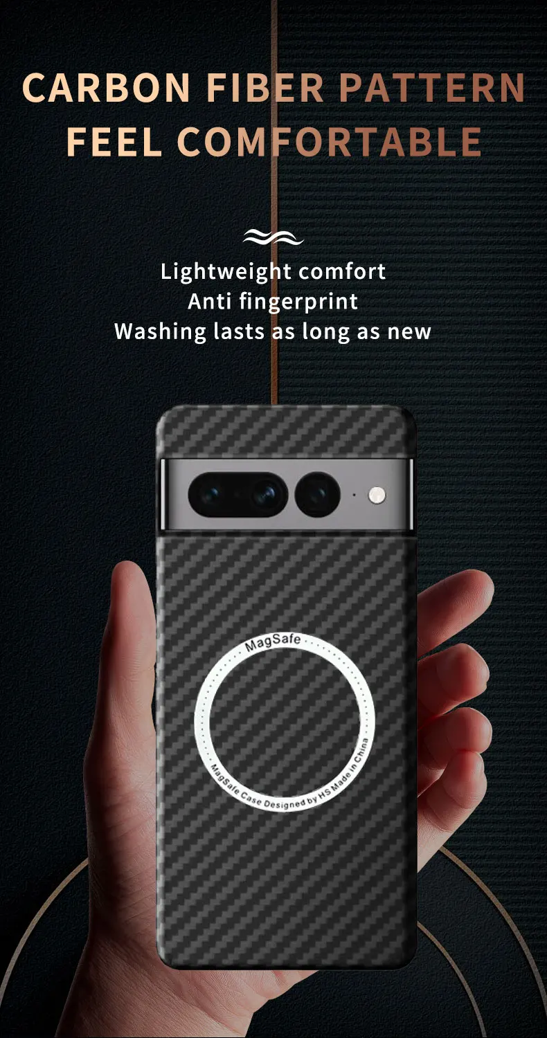 Luxury Carbon Fiber Phone Case For Pixel 7 Pro - onlinemegasale.com