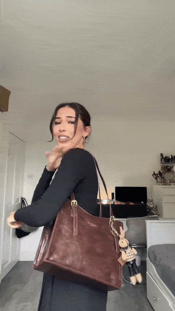 Cecilia™ - Rustic Edge Tote Bag - onlinemegasale.com