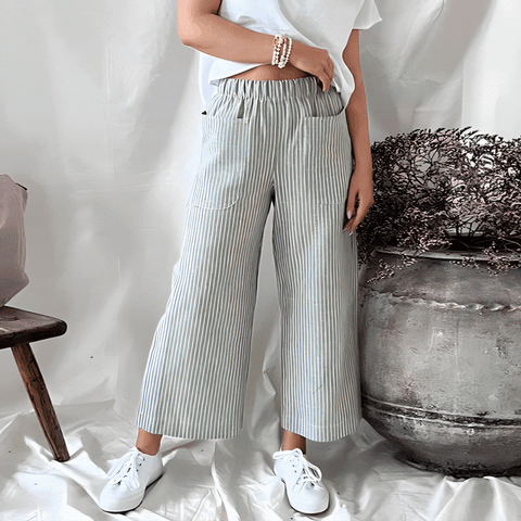 Makayla™ - Lightweight and Comfortable Striped Trousers - onlinemegasale.com