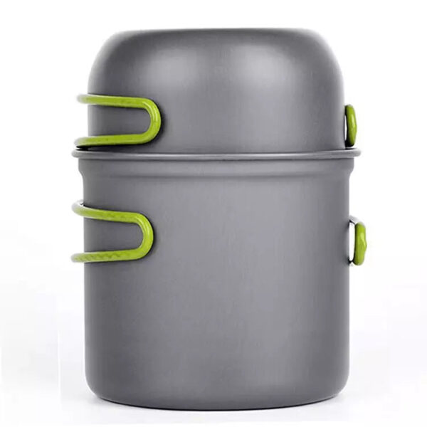 Ultralight Portable Outdoor Pot Pan & Stove Set with Piezo Ignition Stealth Angel Survival