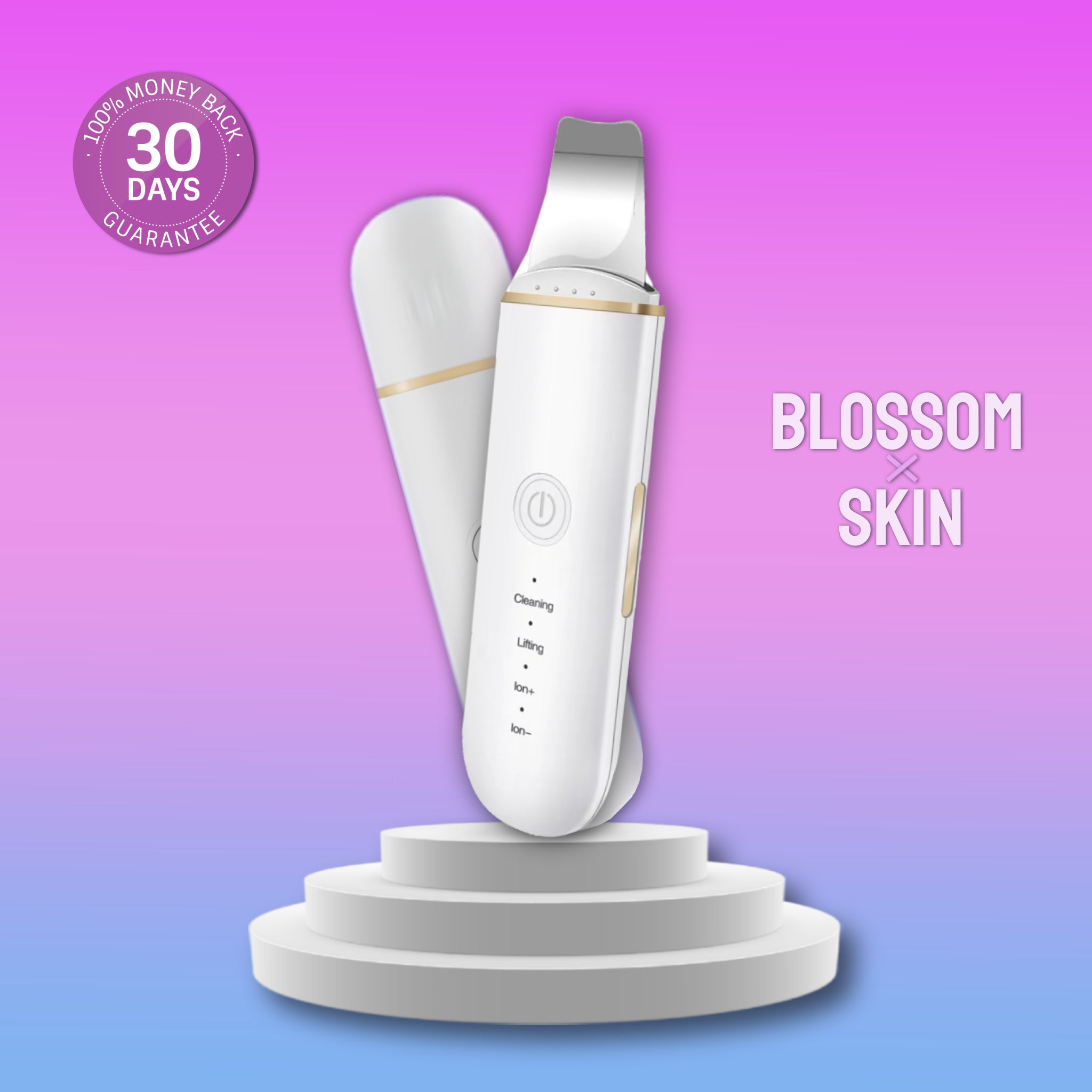 UltrasonicFacialEnhancerbyblossomskin Skinessence PRO™ - Facial skincare Enhancer - by Blossomskin - onlinemegasale.com