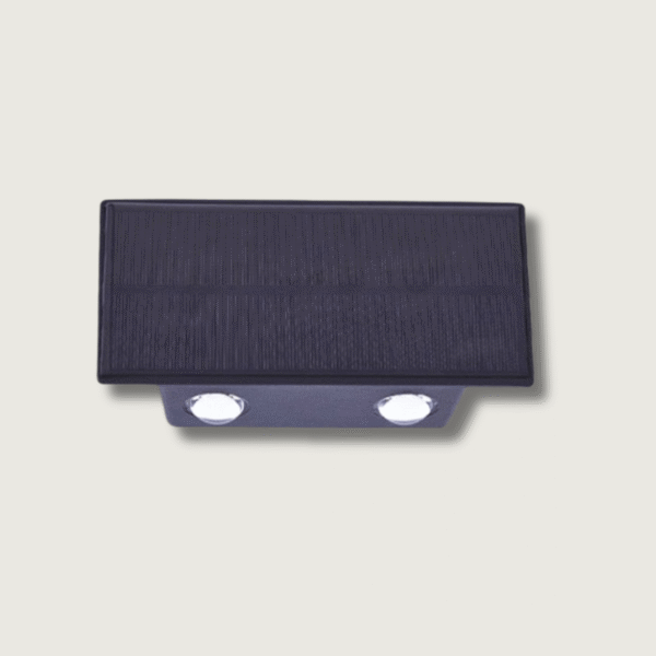 LumaRay - Stylish Solar LED Wall Lamp for a Trendy Outdoor Environment