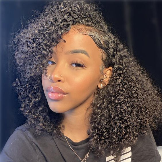 Cranberry Curly Lace Front Bob Wigs Short Malaysian Human Hair Wigs For Black Women