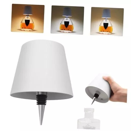 Rechargeable Wine Bottle Table Lamp Head