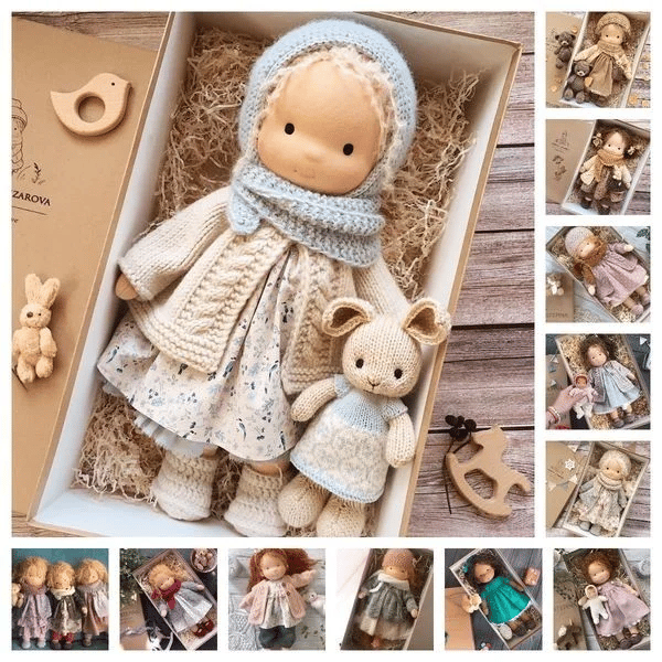 👧Handmade Waldorf Doll - onlinemegasale.com