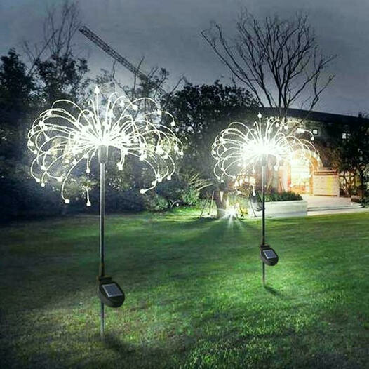 Last Day 50% OFF - Waterproof Solar Garden Fireworks Lamp - onlinemegasale.com