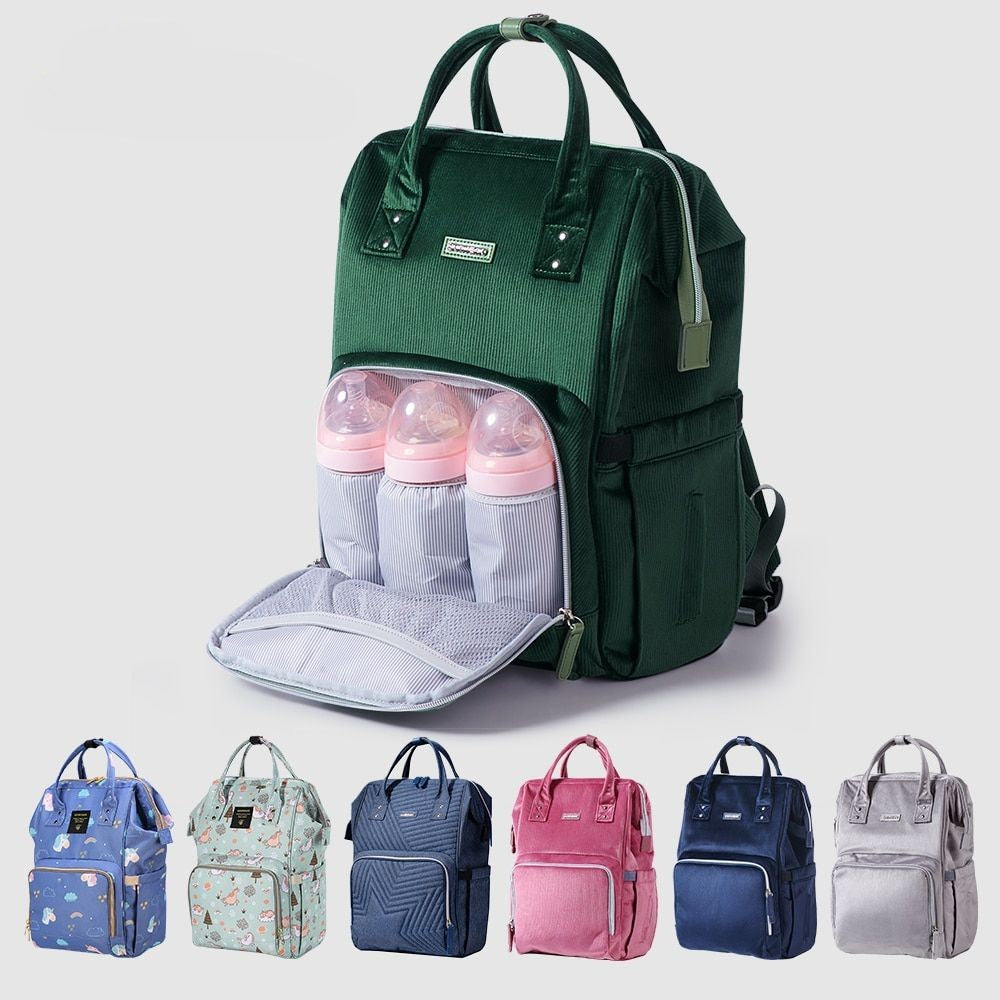 ae1d789a-e520-48d8-96db-973e4dcc0d66 Corduroy Nappy Bag - onlinemegasale.com