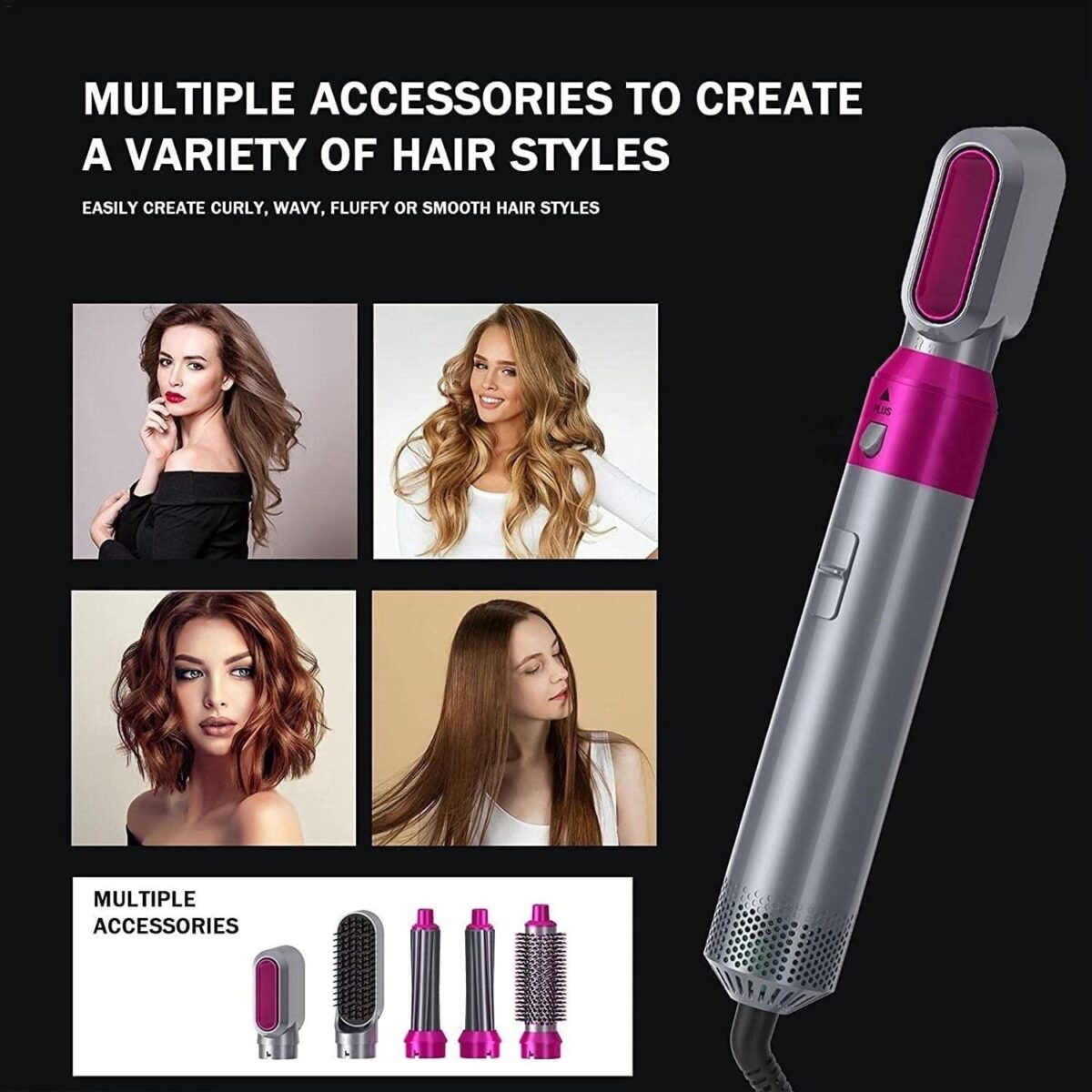 🔥 LIMITED TIME SPECIAL SALE 50% OFF ❤️ - Newest 5-in-1 Professional Styler - onlinemegasale.com
