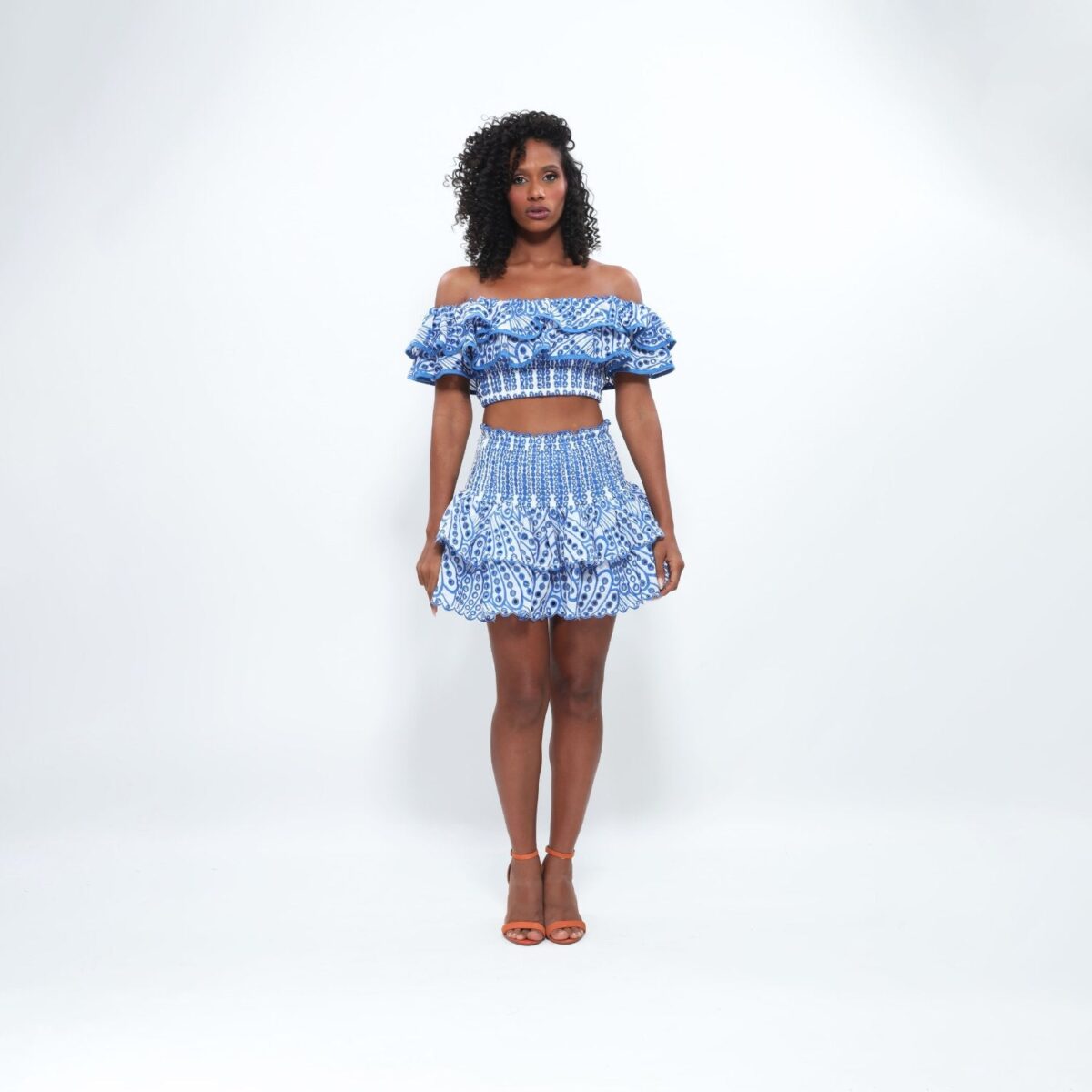 (🔥HOT SALE NOW 47% OFF)One-shoulder short seaside holiday two-piece suit - onlinemegasale.com