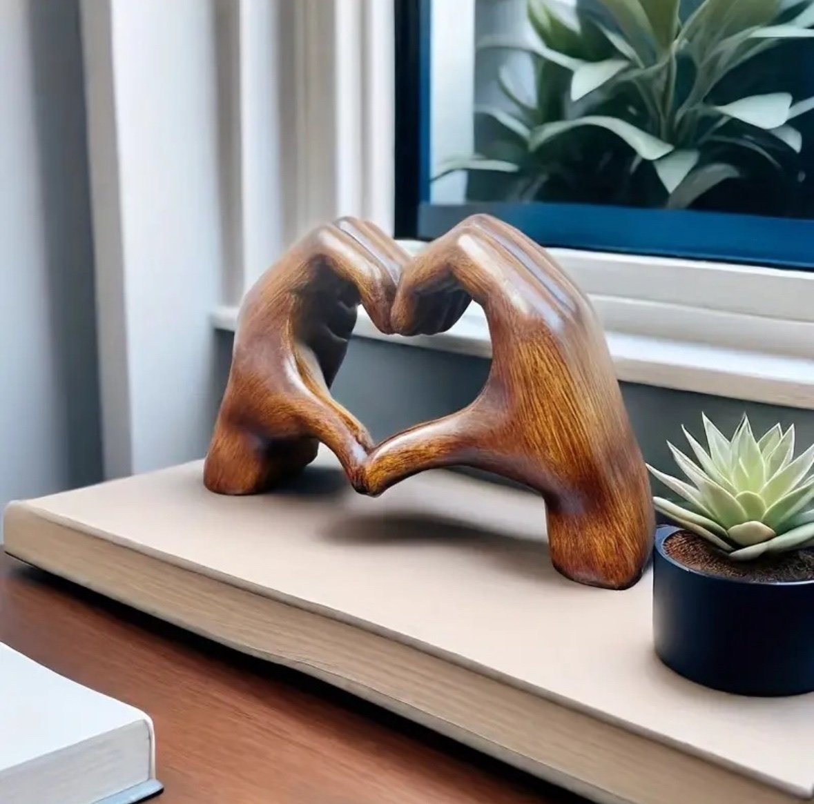 ❤️My gift of love to you - wooden sculpture - onlinemegasale.com