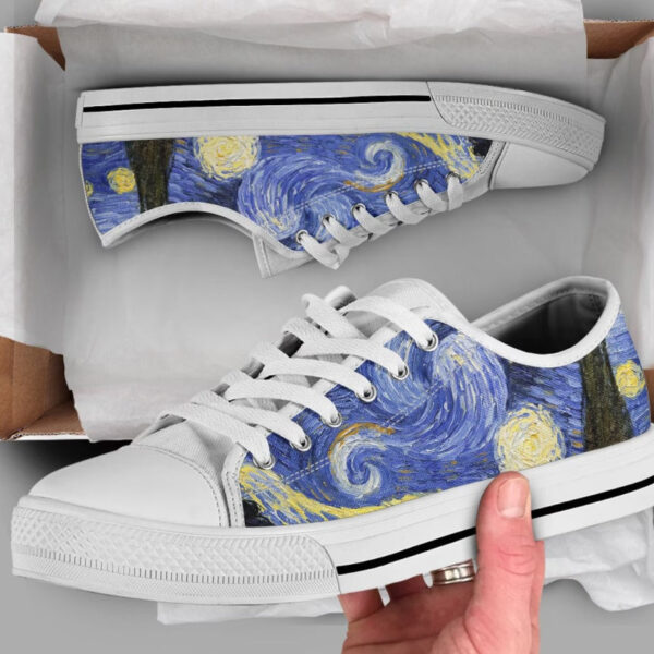 Trendy and Comfortable Sneakers in Fascinating Van Gogh Style