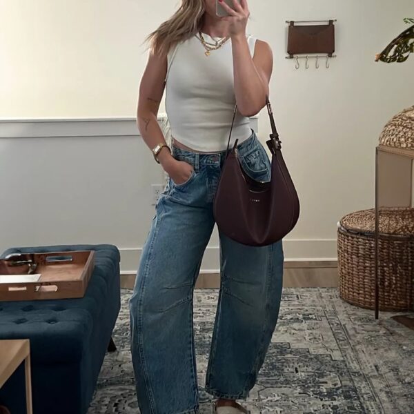 Mid-Rise Barrel Jeans (BUY 2 Free Shipping)