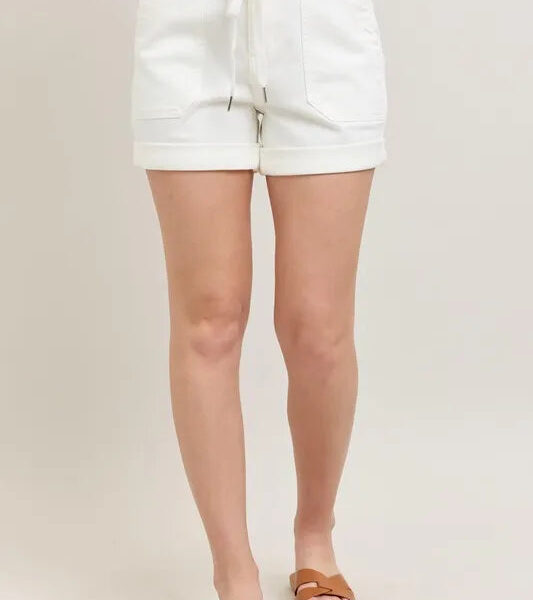 Judy Blue High Waist Cuff Denim Shorts