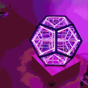 The InfiniteX Dodecahedron Color Art Light - onlinemegasale.com