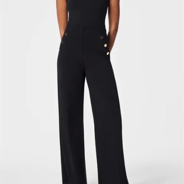 BUTTON WIDE LEG PANT(BUY 2 FREE SHIPPING)