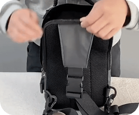 Smart Unisex Crossbody Bag - onlinemegasale.com smart crossbody bag rangement