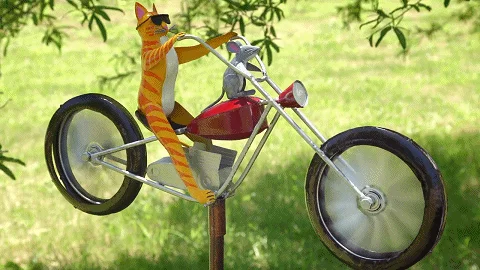 [Last Day 49% OFF] Vintage Bicycle Metal Wind Spinner - onlinemegasale.com